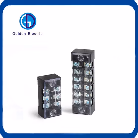 300A Connection Lug Plate Fixed Terminal Covered Dual Row Wta Series Screw Barrier Terminal Block