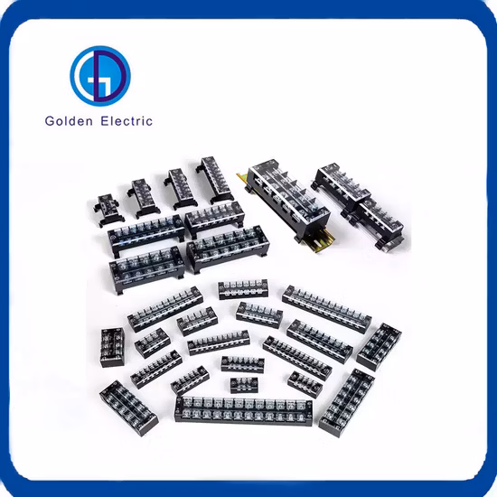 300A Connection Lug Plate Fixed Terminal Covered Dual Row Wta Series Screw Barrier Terminal Block
