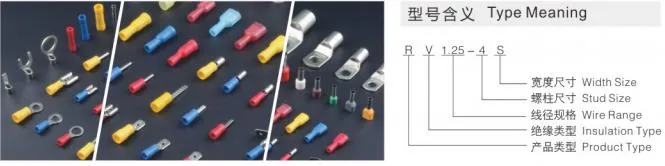Closed End Terminal Colorful Insulated Wire Crimp Connector Tube Closed Cord End Terminal Splice Connecting Cable Lugs and Ferrules