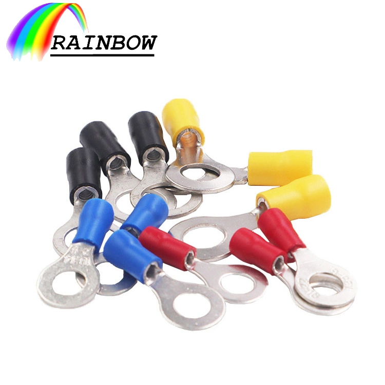 100PCS Per Bag Ready to Ship Car Accessories Ring Insulated Crimp Terminal Electrical Wire Connector RV3.5-6 3.5-8 Sv Cable Ferrules