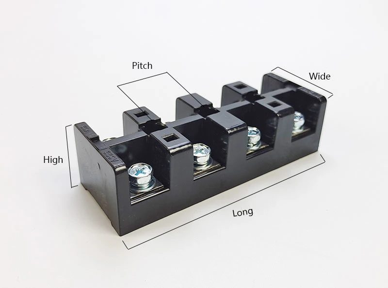 Punch and Install Fixed Seat Tc-6004 (600A4P) High Current Connector Terminal Block