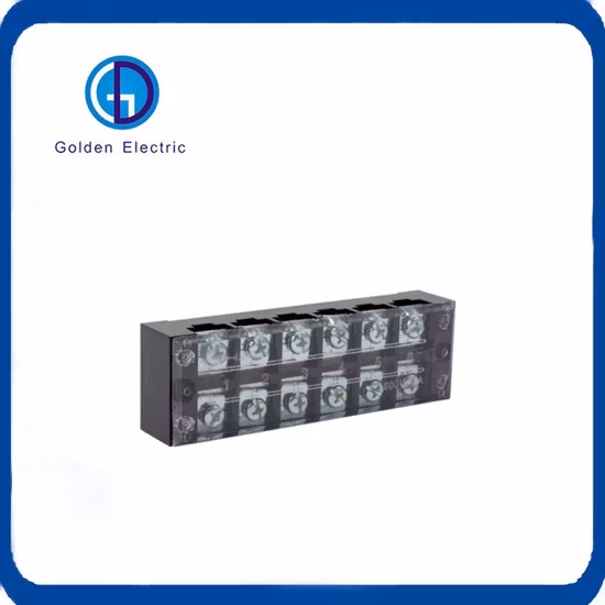 300A Connection Lug Plate Fixed Terminal Covered Dual Row Wta Series Screw Barrier Terminal Block