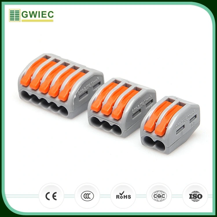 Mini Fast Wire Connectors Universal Compact Wiring Connector Push-in Terminal Block Pct