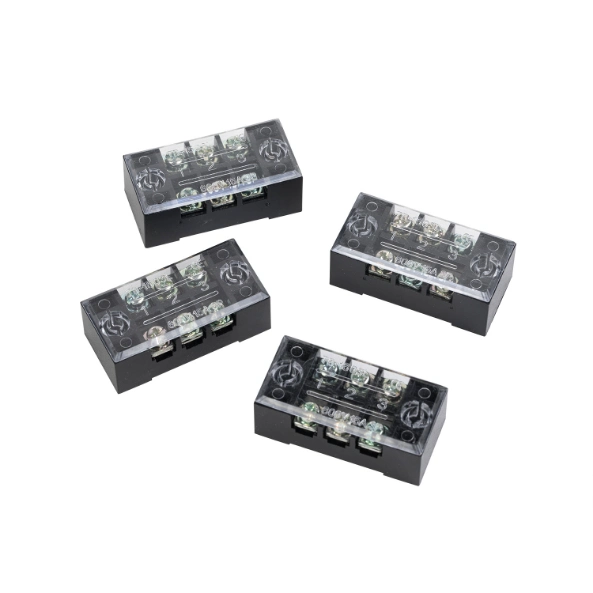 Hot Selling Series 1-12p Tb Series Fixed Type Terminal Block Branch Box Connector Electric Wire Screw Barrier Terminal Block