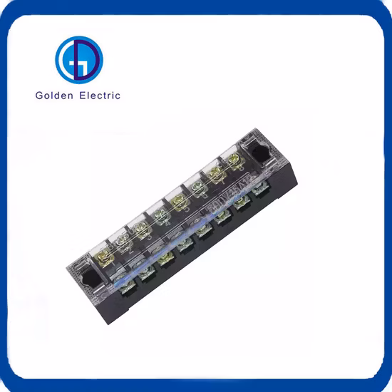 300A Connection Lug Plate Fixed Terminal Covered Dual Row Wta Series Screw Barrier Terminal Block