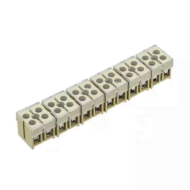 Double Row Jf6 Series Jf6-2.5 Jf6-6 Jf6-10 2.5mm2 6mm2 10mm2 Wire Terminal Connector Fixed Terminal Blocks