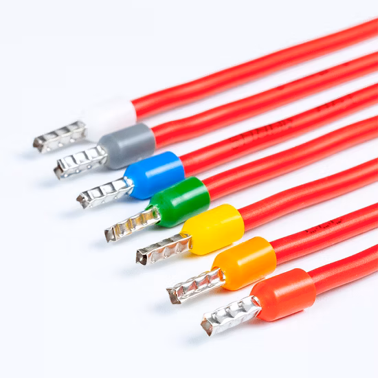 2.5mm 14AWG Bootlace Pins Insulated Crimp Bootlace Ferrule E2508 Cable Cord End Terminals