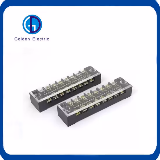 300A Connection Lug Plate Fixed Terminal Covered Dual Row Wta Series Screw Barrier Terminal Block