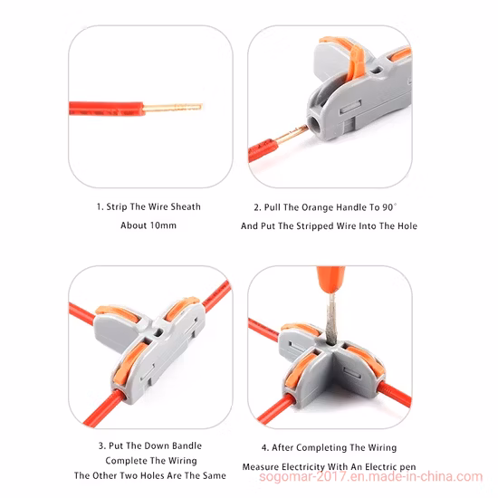 2021 New Electrical Cable Wire Connector Push