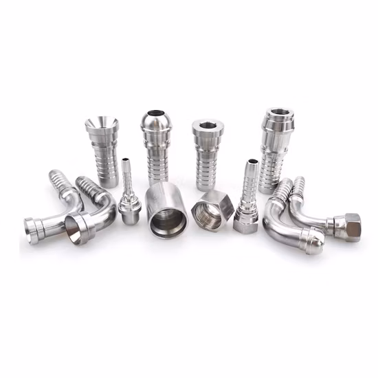Manufacturer High Pressure Crimp Jic/Bsp/BSPT/NPT/Metric/Orfs/SAE Hydraulic Fittings Ferrule for Hose