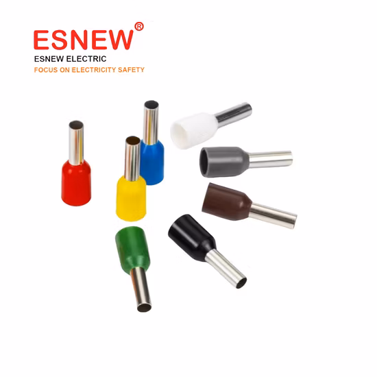 E Type Single Hole Cable End Ferrule, Cord End Terminal